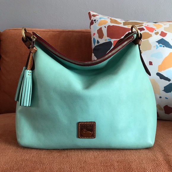 Dooney & Bourke Bags Dooney Bourke Hobo Bag In Aqua Poshmark